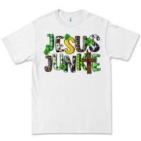 White Jesus junkie St. Patrick's Premium Tee - CowGirlArtShop