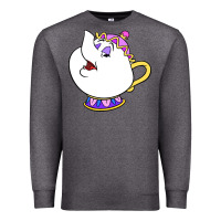 Charcoal Heather mrs potts Premium Sweatshirt - DesigneFamous