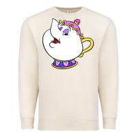 Sandshell mrs potts Premium Sweatshirt - DesigneFamous