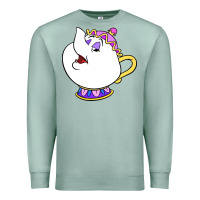 Seafoam mrs potts Premium Sweatshirt - DesigneFamous