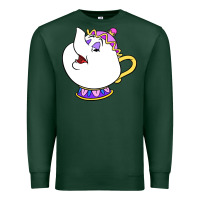 Sports Green mrs potts Premium Sweatshirt - DesigneFamous