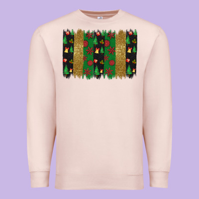 Christmas Brush Stoke Premium Sweatshirt Designed By Jahusdesignshop