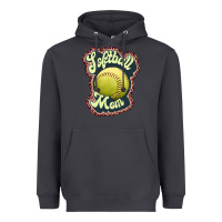Smoke softball mom Heavyweight Hoodie - JahusDesignShop