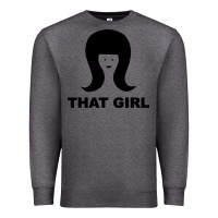 Charcoal Heather that girl Premium Sweatshirt - DesigneFamous