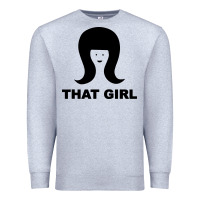 Heather Grey that girl Premium Sweatshirt - DesigneFamous