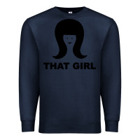 Navy that girl Premium Sweatshirt - DesigneFamous
