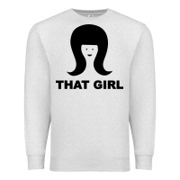 Oatmeal Heather that girl Premium Sweatshirt - DesigneFamous