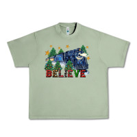 Oil Green believe polar express christmas trees Urban Heavy Tee - FaDigitalArtStudio