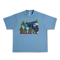Pebble Blue believe polar express christmas trees Urban Heavy Tee - FaDigitalArtStudio