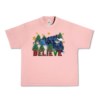 Salmon believe polar express christmas trees Urban Heavy Tee - FaDigitalArtStudio
