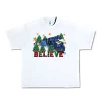 Believe Polar Express Christmas Trees Urban Heavy Tee | Teevron