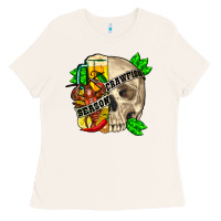 Bone Skull crawfish season Ladies Tee - FaDigitalArtStudio