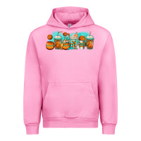 Fuchsia Pink basketball coffee cups Urban Hoodie - Jasminsmagicworld