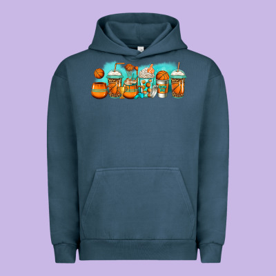 Basketball Coffee Cups Urban Hoodie Designed By Jasminsmagicworld