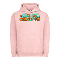 Pigment Salmon basketball coffee cups Urban Hoodie - Jasminsmagicworld