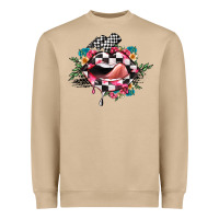 Mushroom race lip Heavyweight Sweatshirt - JahusDesignShop
