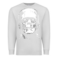 Dove Grey frankenstein Premium Sweatshirt - DesigneFamous