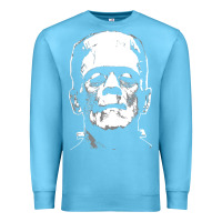 Ocean Blue frankenstein Premium Sweatshirt - DesigneFamous