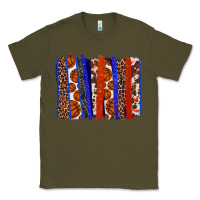 Army Green Basketball brushstroke Classic Tee - HowdyJamesFarm