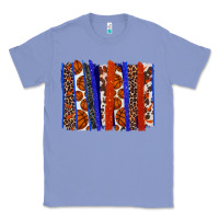 Colony Blue Basketball brushstroke Classic Tee - HowdyJamesFarm