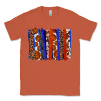Copper Basketball brushstroke Classic Tee - HowdyJamesFarm