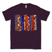 Plum Basketball brushstroke Classic Tee - HowdyJamesFarm