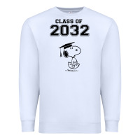 White funny graduation class of 2032 Premium Sweatshirt - DesigneFamous