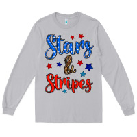 Moon Dust stars & stripes Long Sleeve Tee - BundleAndBundleShop