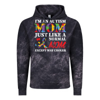 Cloud Black LIL Autism Mom Vintage Hoodie - CowhideDigitalArt