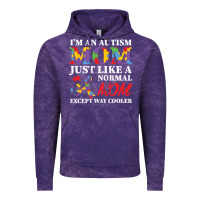 Cloud Purple LIL Autism Mom Vintage Hoodie - CowhideDigitalArt