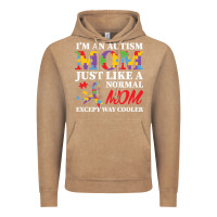 Vintage Coffee LIL Autism Mom Vintage Hoodie - CowhideDigitalArt