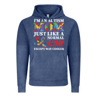 Vintage Denim LIL Autism Mom Vintage Hoodie - CowhideDigitalArt