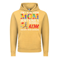 Vintage Mustard LIL Autism Mom Vintage Hoodie - CowhideDigitalArt