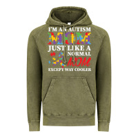 Vintage Olive LIL Autism Mom Vintage Hoodie - CowhideDigitalArt