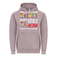 Vintage Zinc LIL Autism Mom Vintage Hoodie - CowhideDigitalArt