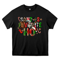 Black santas favorite ho Heavy Core Tee - CowGirlArtShop