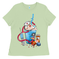 Matcha Nurse frappe coffee Ladies Tee - FaDigitalArtStudio