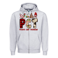 Pct Patient Care Technician  Christmas Zipper Hoodie | Teevron