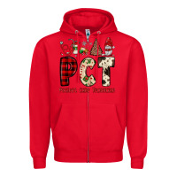 Red pct patient care technician  christmas Zipper Hoodie - JahusDesignShop