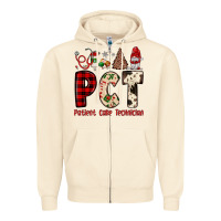 Sandshell pct patient care technician  christmas Zipper Hoodie - JahusDesignShop