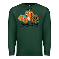 Sports Green hello fall Premium Sweatshirt - JahusDesignShop