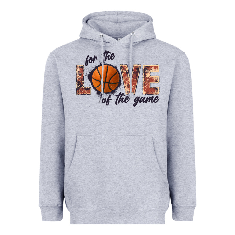 Basketball Love Of The Game Heavyweight Hoodie by JahusDesignShop | Teevron