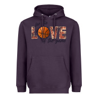 Plum basketball love of the game Heavyweight Hoodie - JahusDesignShop