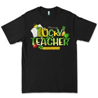 Black lucky teacher St. Patrick's Day Premium Tee - HowdyJamesFarm