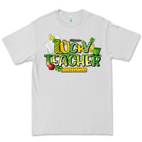 Dove Grey lucky teacher St. Patrick's Day Premium Tee - HowdyJamesFarm