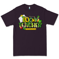 Plum lucky teacher St. Patrick's Day Premium Tee - HowdyJamesFarm