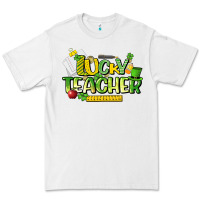 White lucky teacher St. Patrick's Day Premium Tee - HowdyJamesFarm