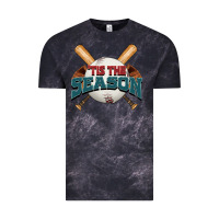 Cloud Black 'tis the season baseball Vintage Tee - FaDigitalArtStudio