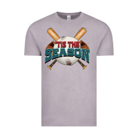 Vintage Zinc 'tis the season baseball Vintage Tee - FaDigitalArtStudio