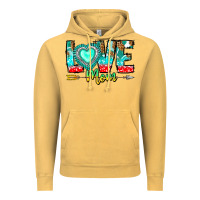 Vintage Mustard Love Mom Vintage Hoodie - CowhideDigitalArt